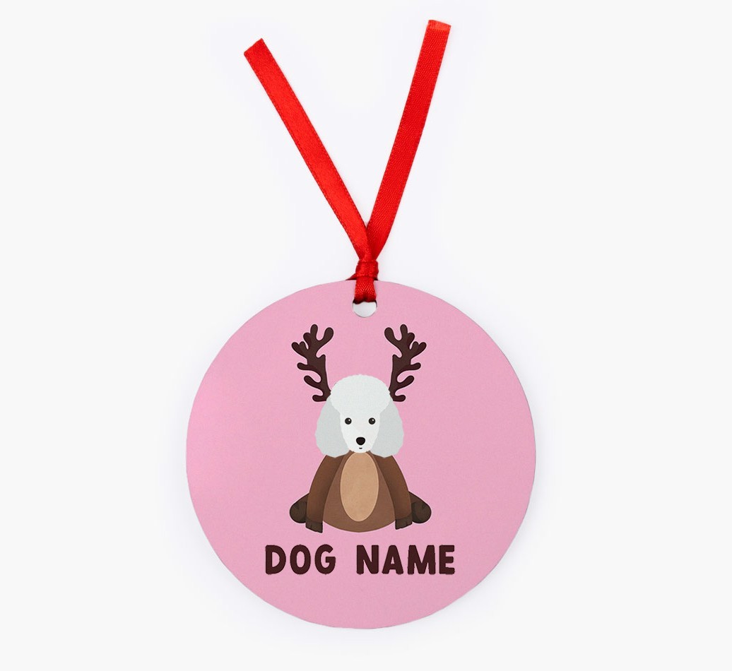 Reindog: Personalised {breedFullName} Christmas Decoration