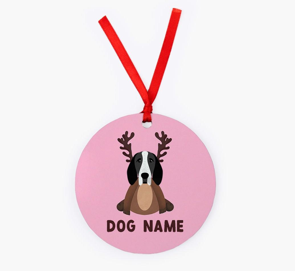 Reindog: Personalized {breedFullName} Christmas Decoration