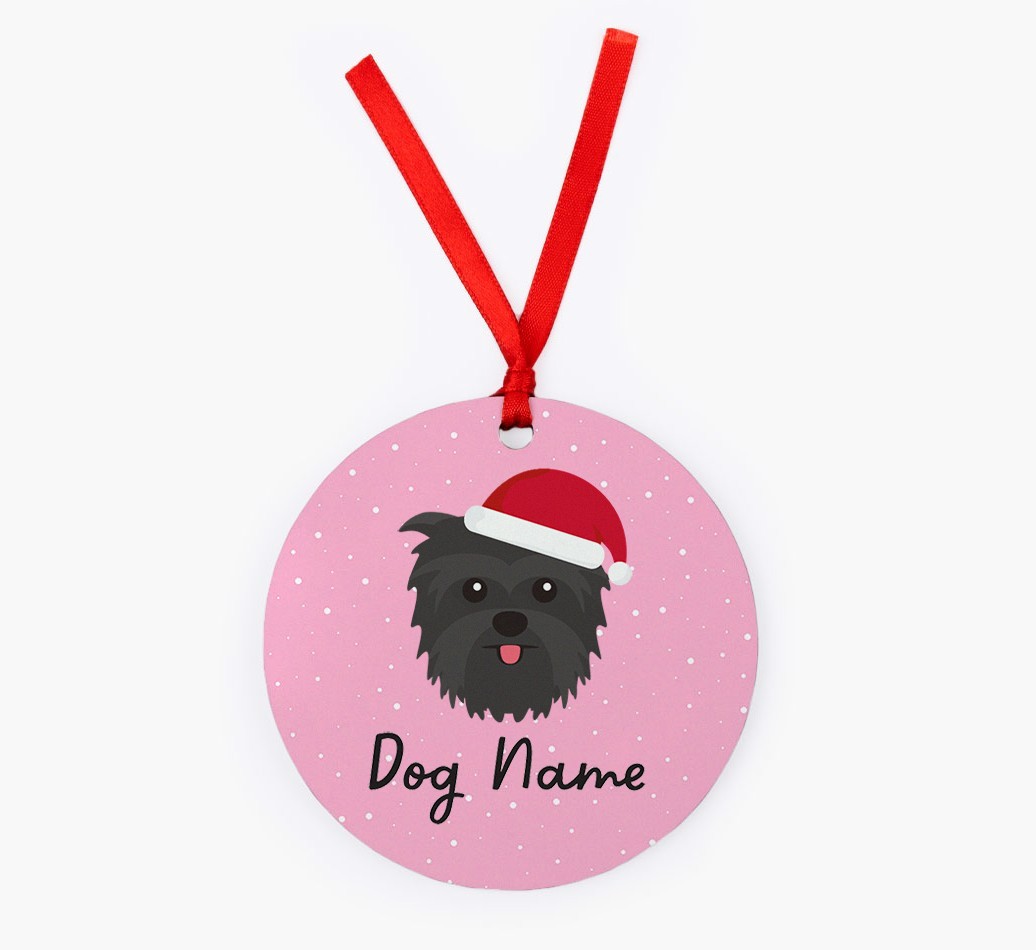 Snow: Personalized {breedFullName} Christmas Decoration