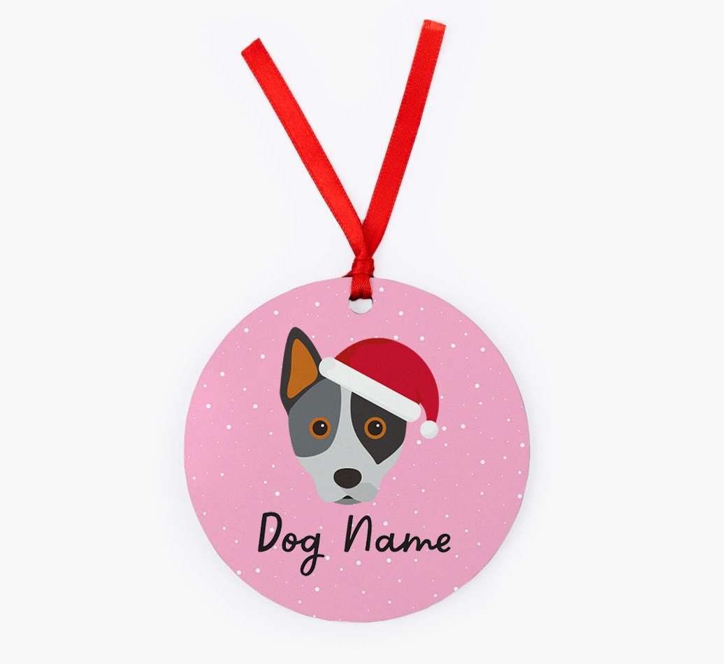 Snow: Personalized {breedFullName} Christmas Decoration