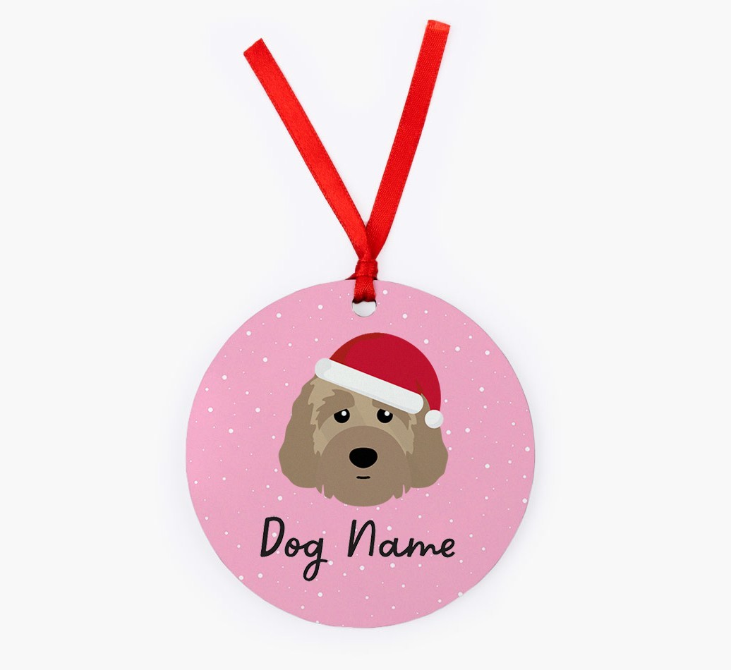 Snow: Personalized {breedFullName} Christmas Decoration
