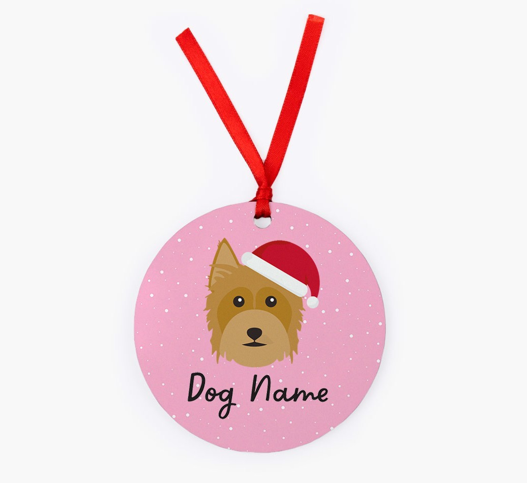 Snow: Personalized {breedFullName} Christmas Decoration
