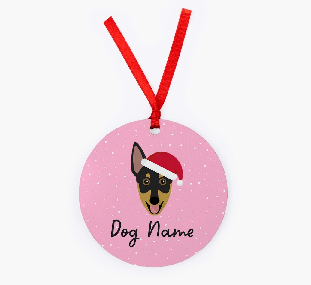 Snow: Personalized {breedFullName} Christmas Decoration