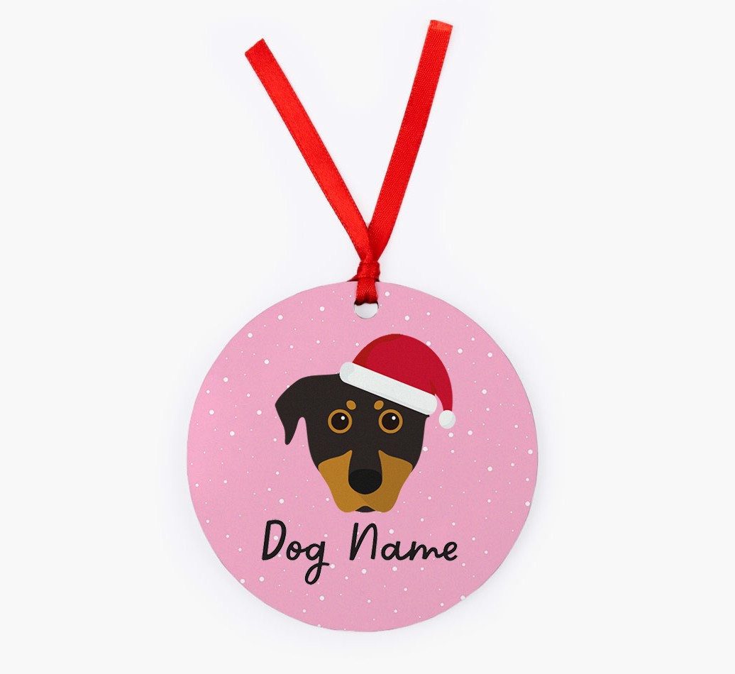 Snow: Personalized {breedFullName} Christmas Decoration