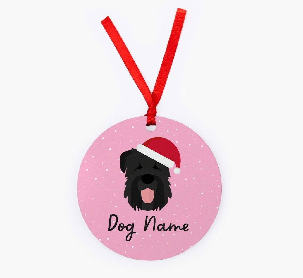 Snow: Personalized {breedFullName} Christmas Decoration