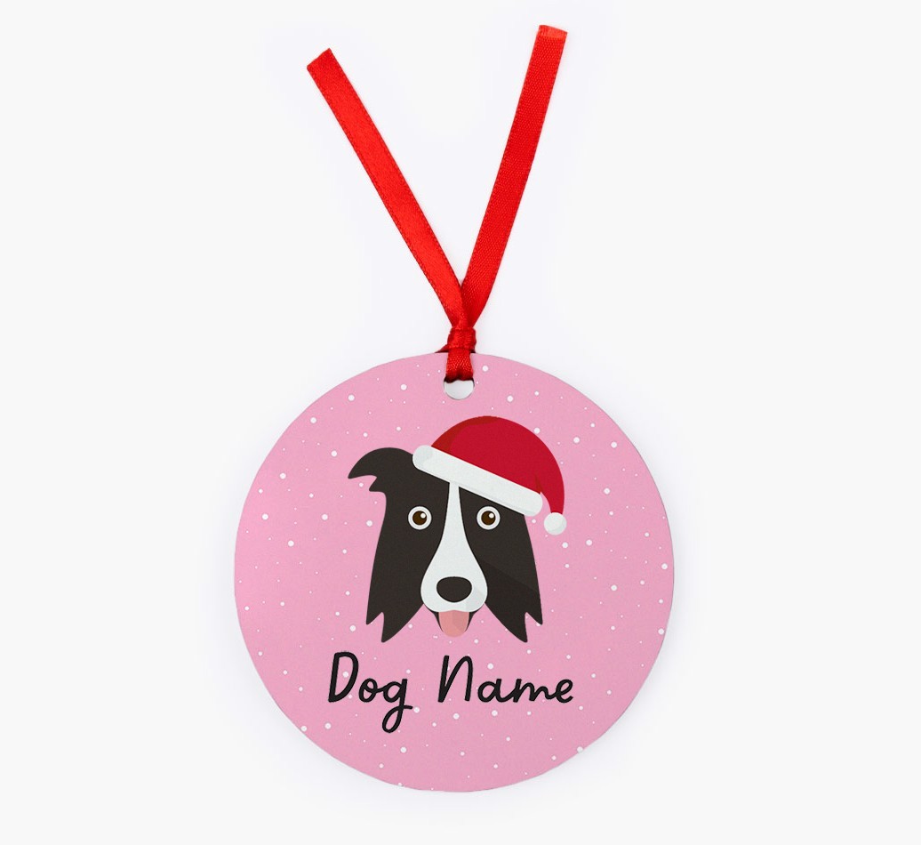 Snow: Personalized {breedFullName} Christmas Decoration