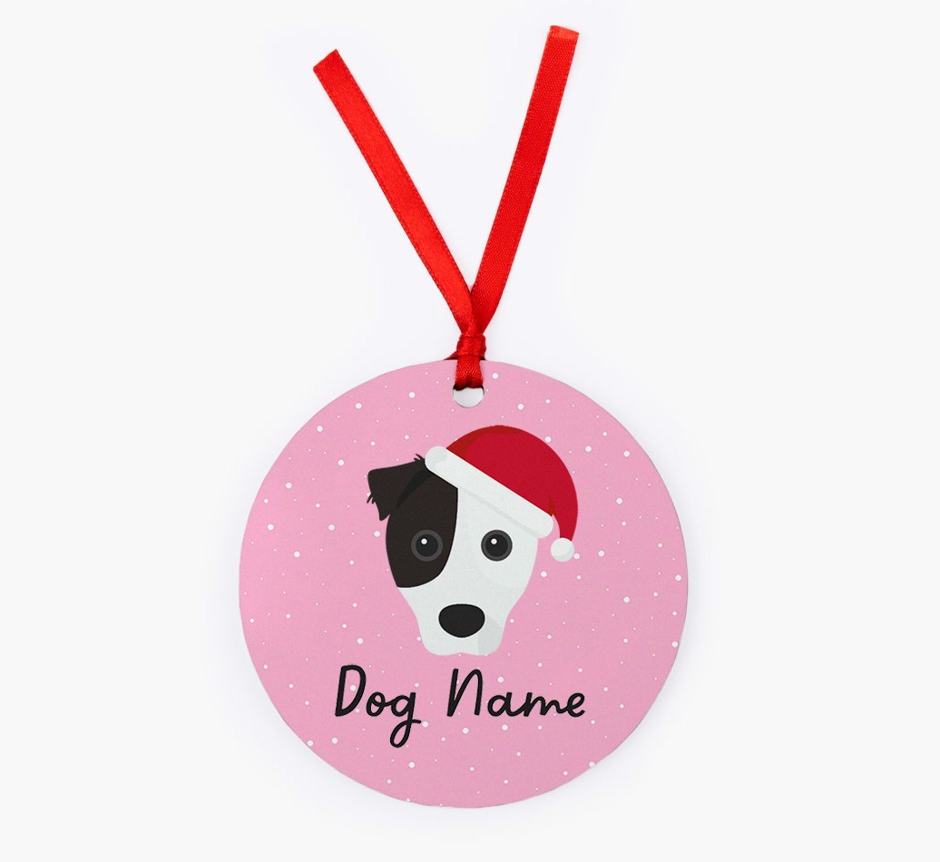 Snow: Personalized {breedFullName} Christmas Decoration