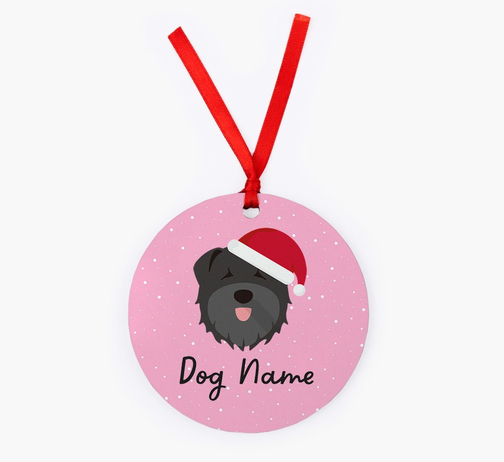 Snow: Personalized {breedFullName} Christmas Decoration