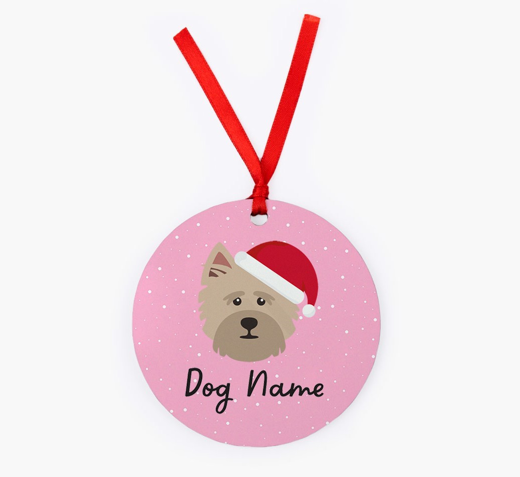 Snow: Personalized {breedFullName} Christmas Decoration