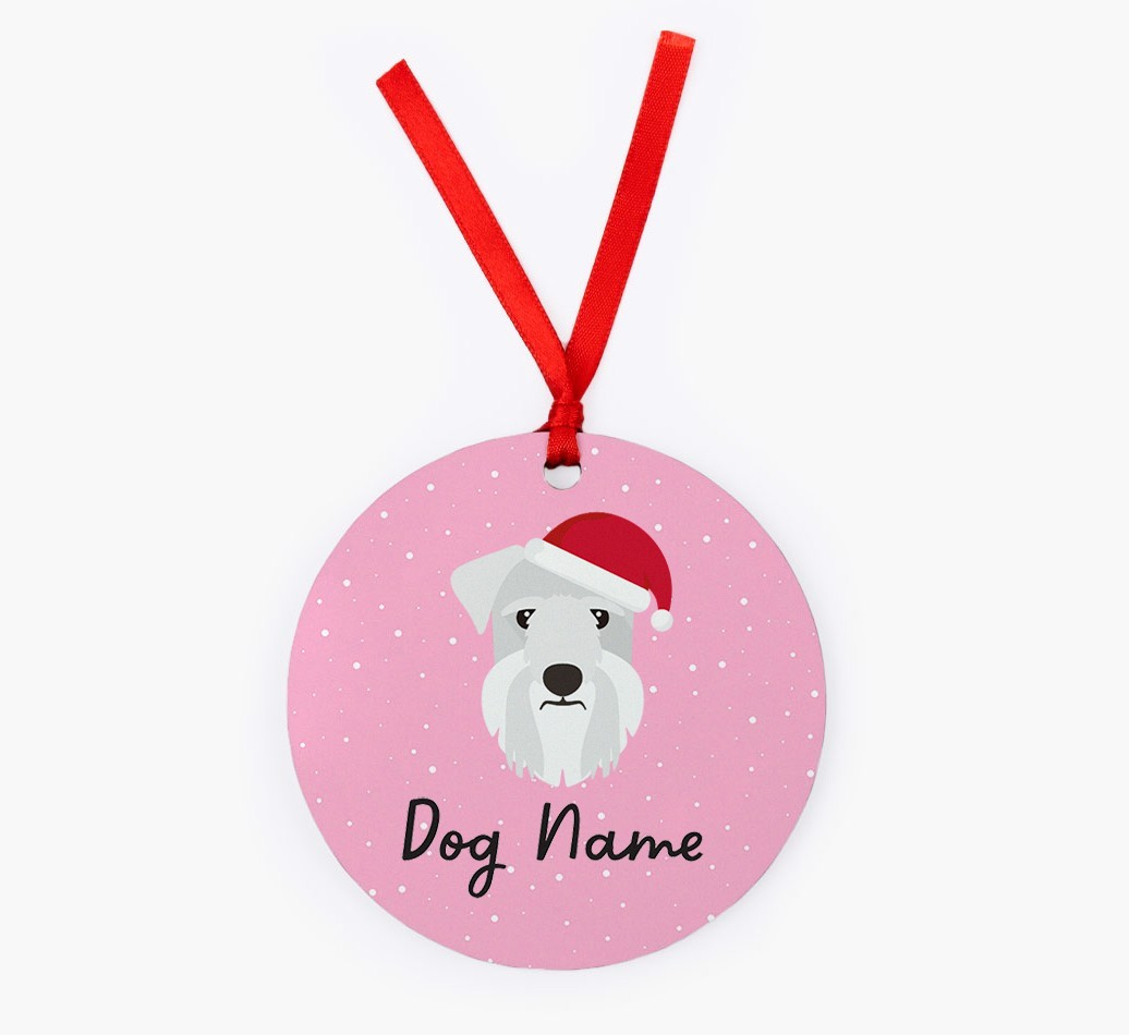 Snow: Personalized {breedFullName} Christmas Decoration