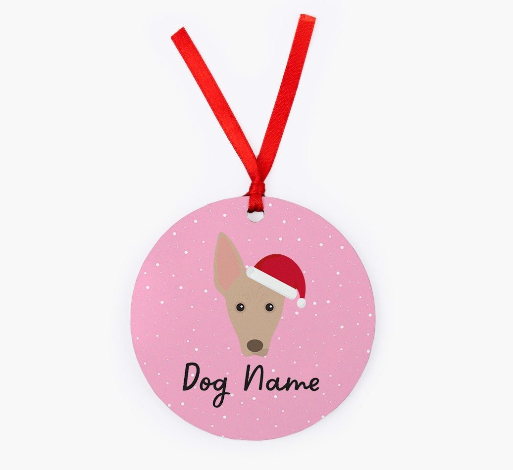 Snow: Personalized {breedFullName} Christmas Decoration