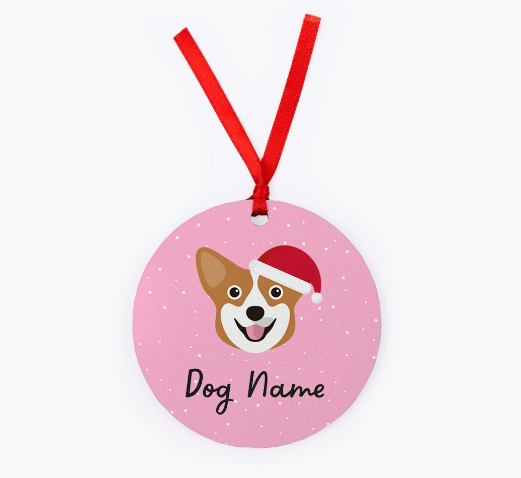 Snow: Personalized {breedFullName} Christmas Decoration
