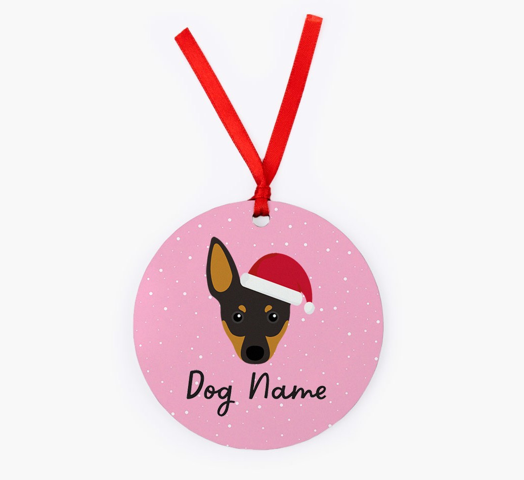 Snow: Personalized {breedFullName} Christmas Decoration