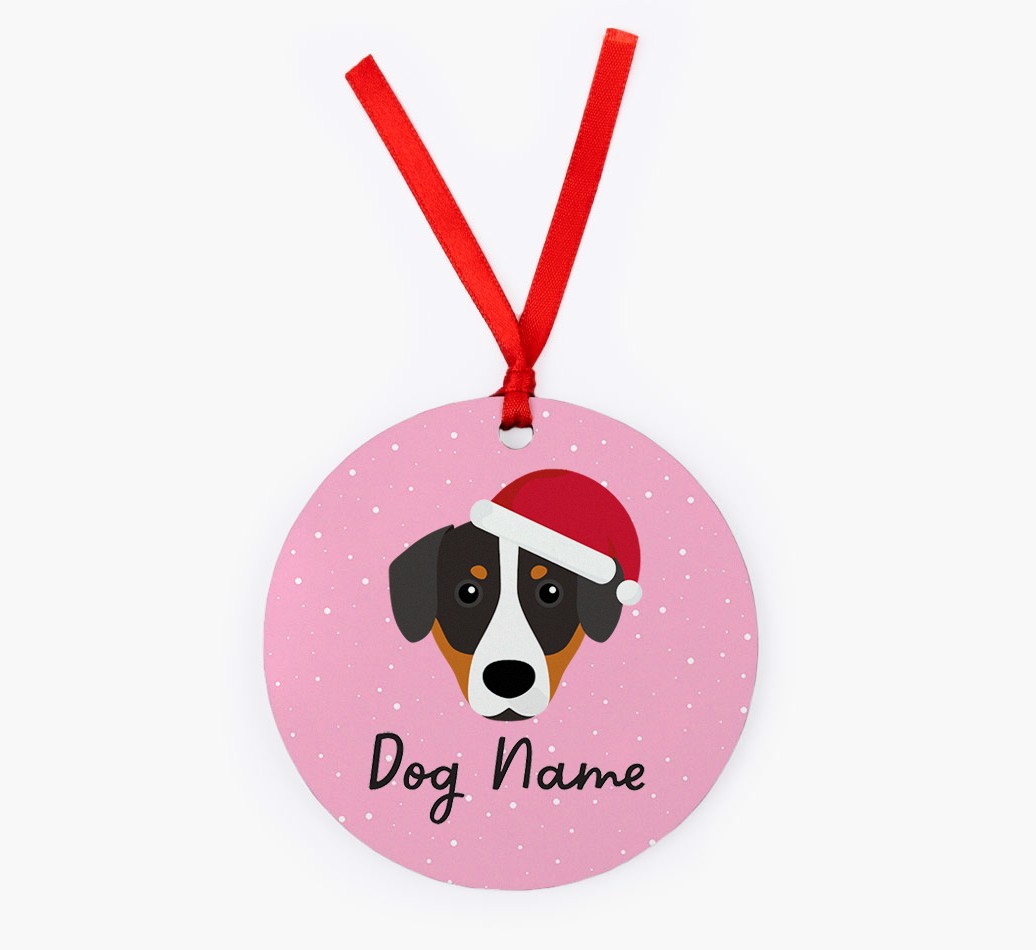 Snow: Personalized {breedFullName} Christmas Decoration