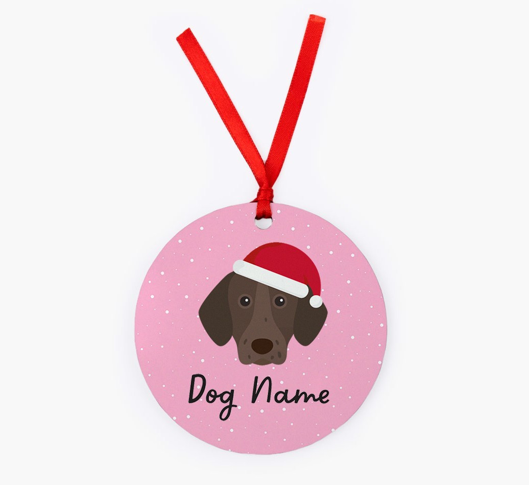Snow: Personalized {breedFullName} Christmas Decoration