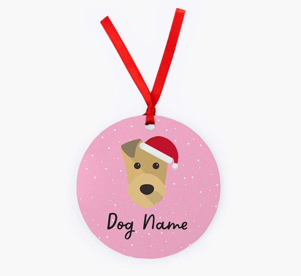 Snow: Personalized {breedFullName} Christmas Decoration