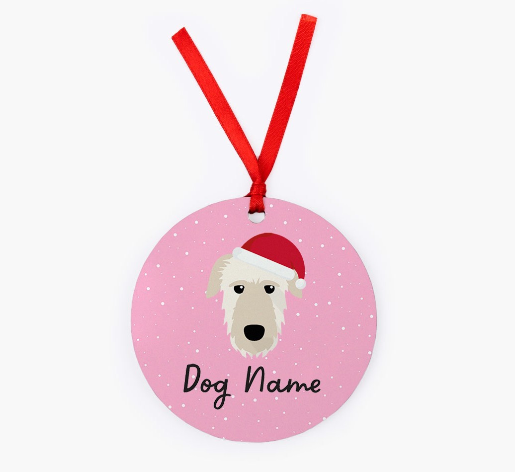 Snow: Personalized {breedFullName} Christmas Decoration