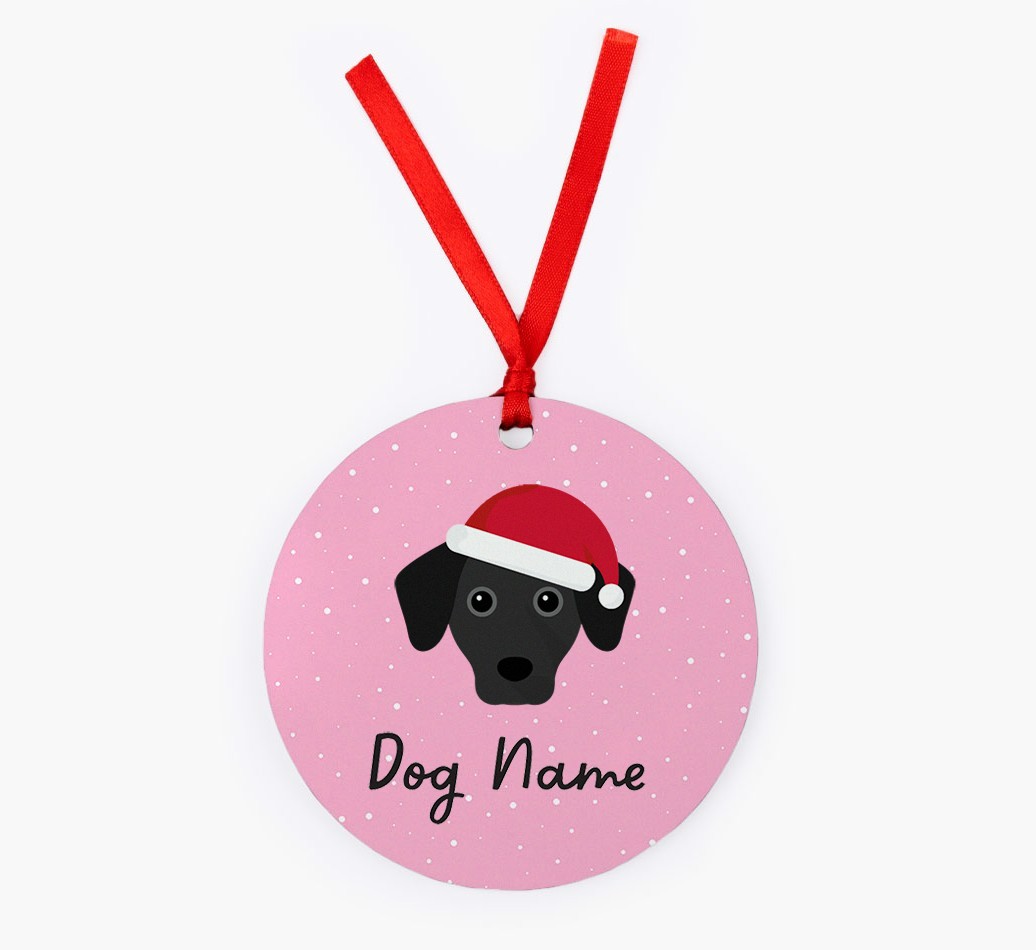 Snow: Personalized {breedFullName} Christmas Decoration
