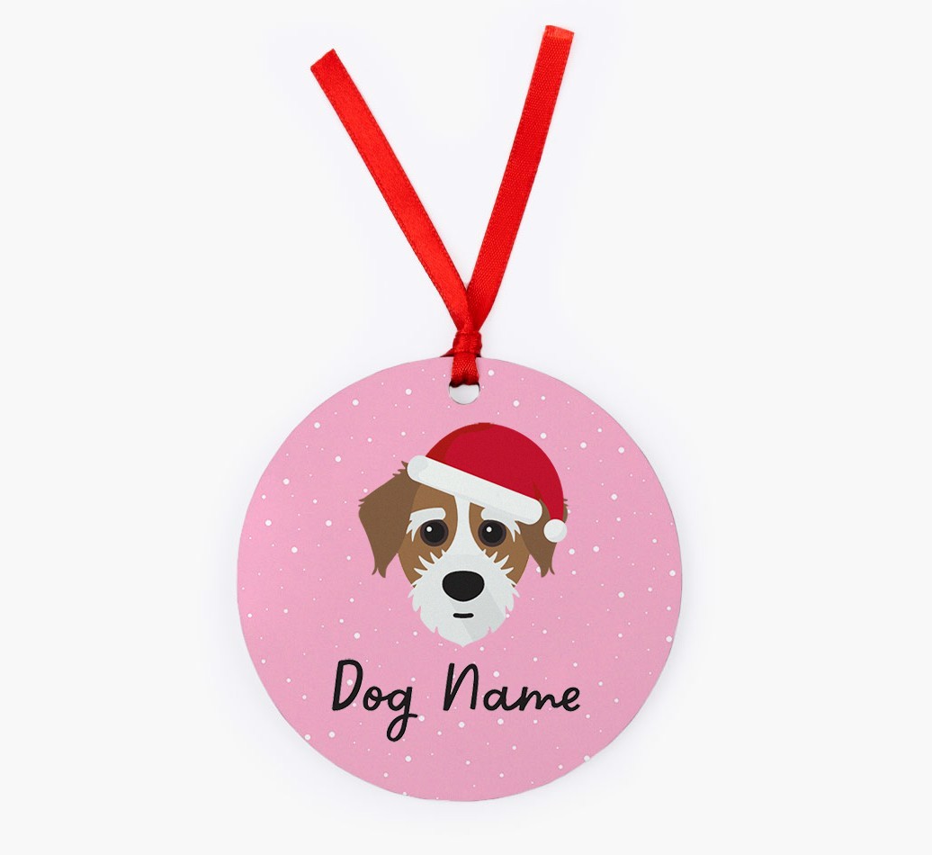 Snow: Personalized {breedFullName} Christmas Decoration