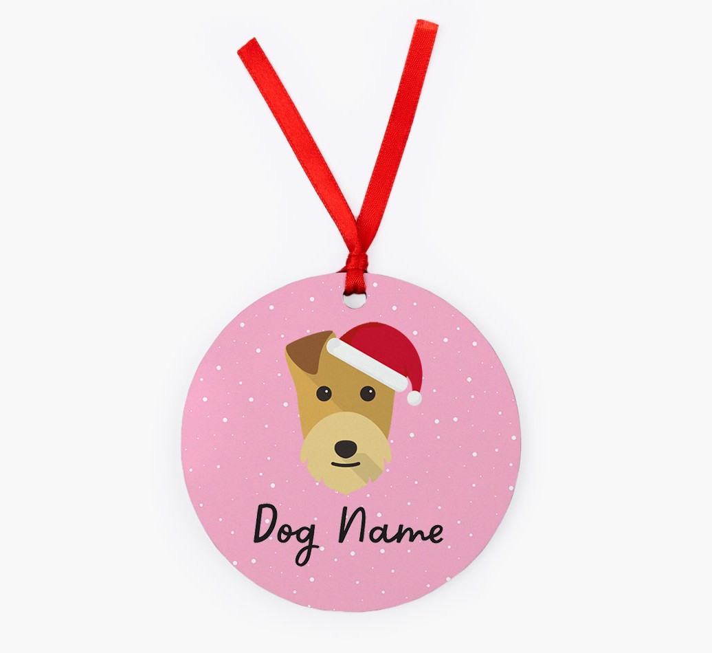 Snow: Personalized {breedFullName} Christmas Decoration