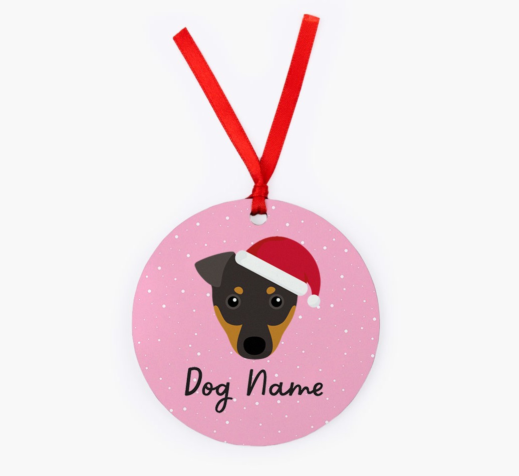 Snow: Personalized {breedFullName} Christmas Decoration