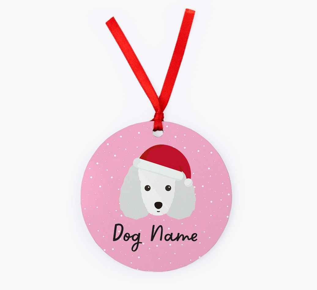 Snow: Personalized {breedFullName} Christmas Decoration