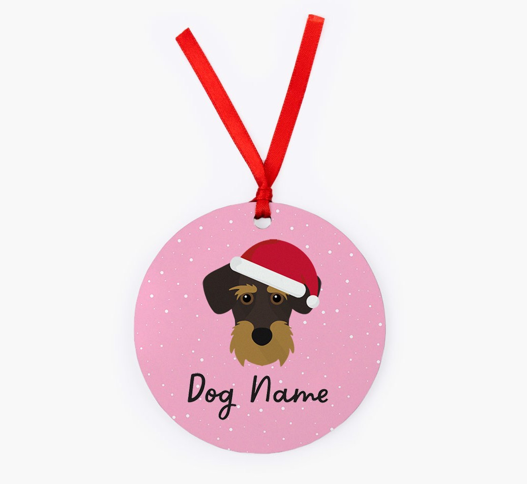 Snow: Personalized {breedFullName} Christmas Decoration