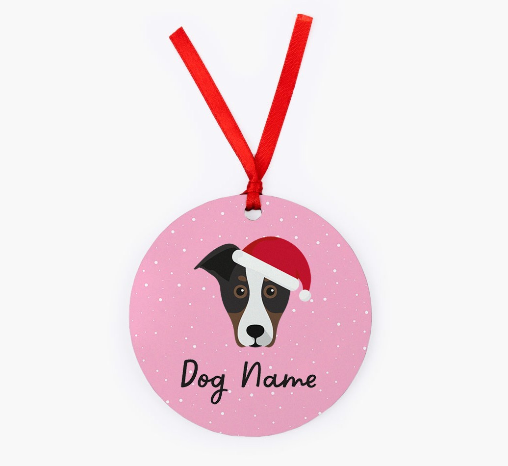 Snow: Personalized {breedFullName} Christmas Decoration