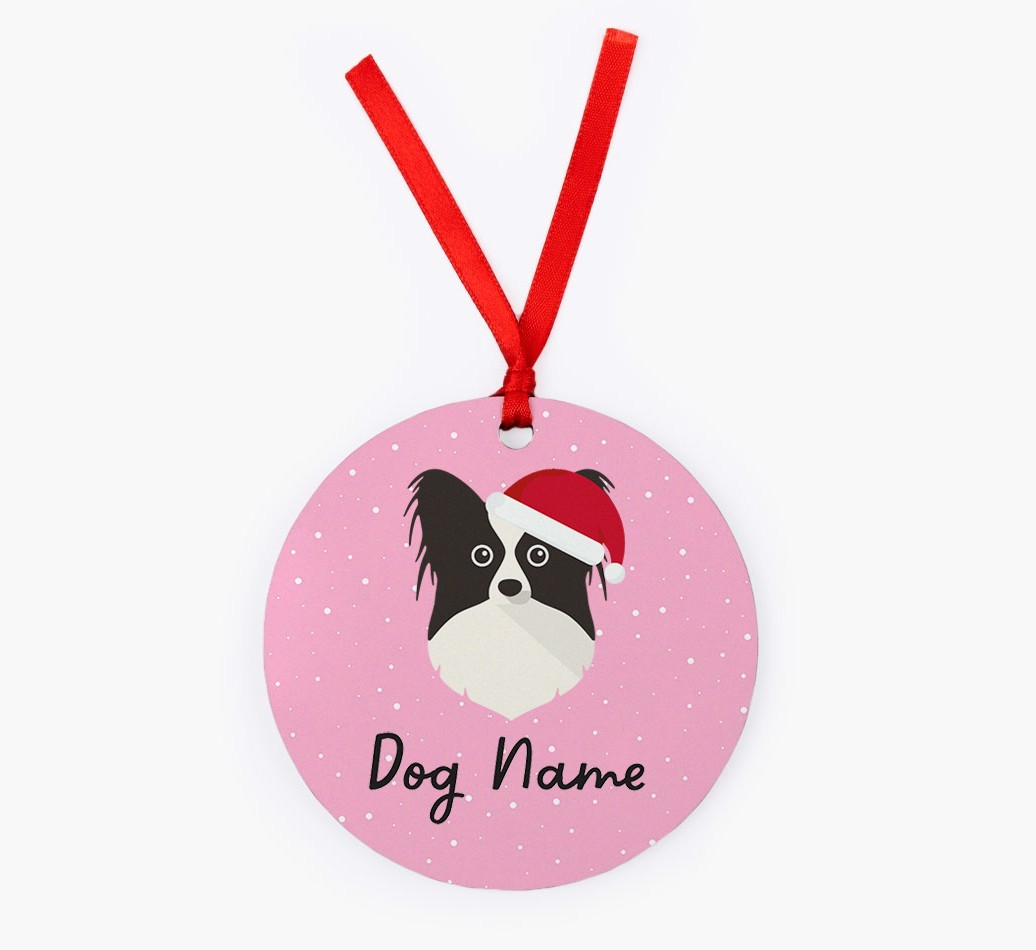Snow: Personalized {breedFullName} Christmas Decoration