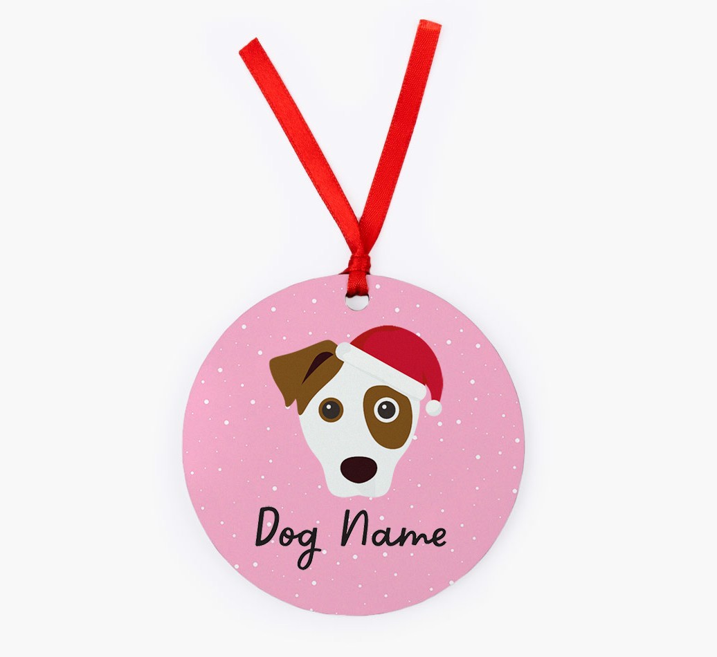 Snow: Personalized {breedFullName} Christmas Decoration