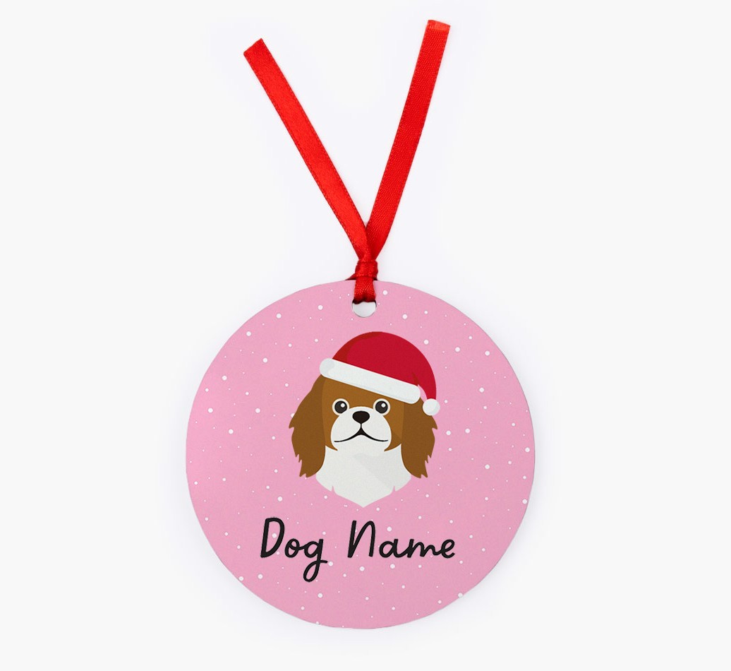 Snow: Personalized {breedFullName} Christmas Decoration