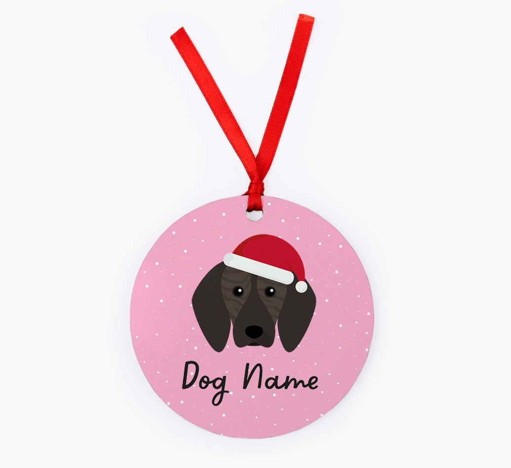 Snow: Personalized {breedFullName} Christmas Decoration