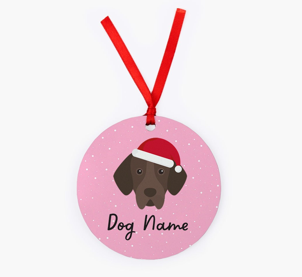 Snow: Personalized {breedFullName} Christmas Decoration