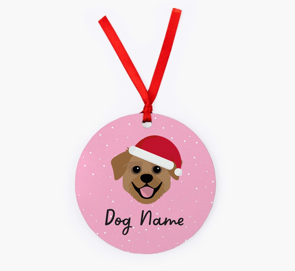 Snow: Personalized {breedFullName} Christmas Decoration
