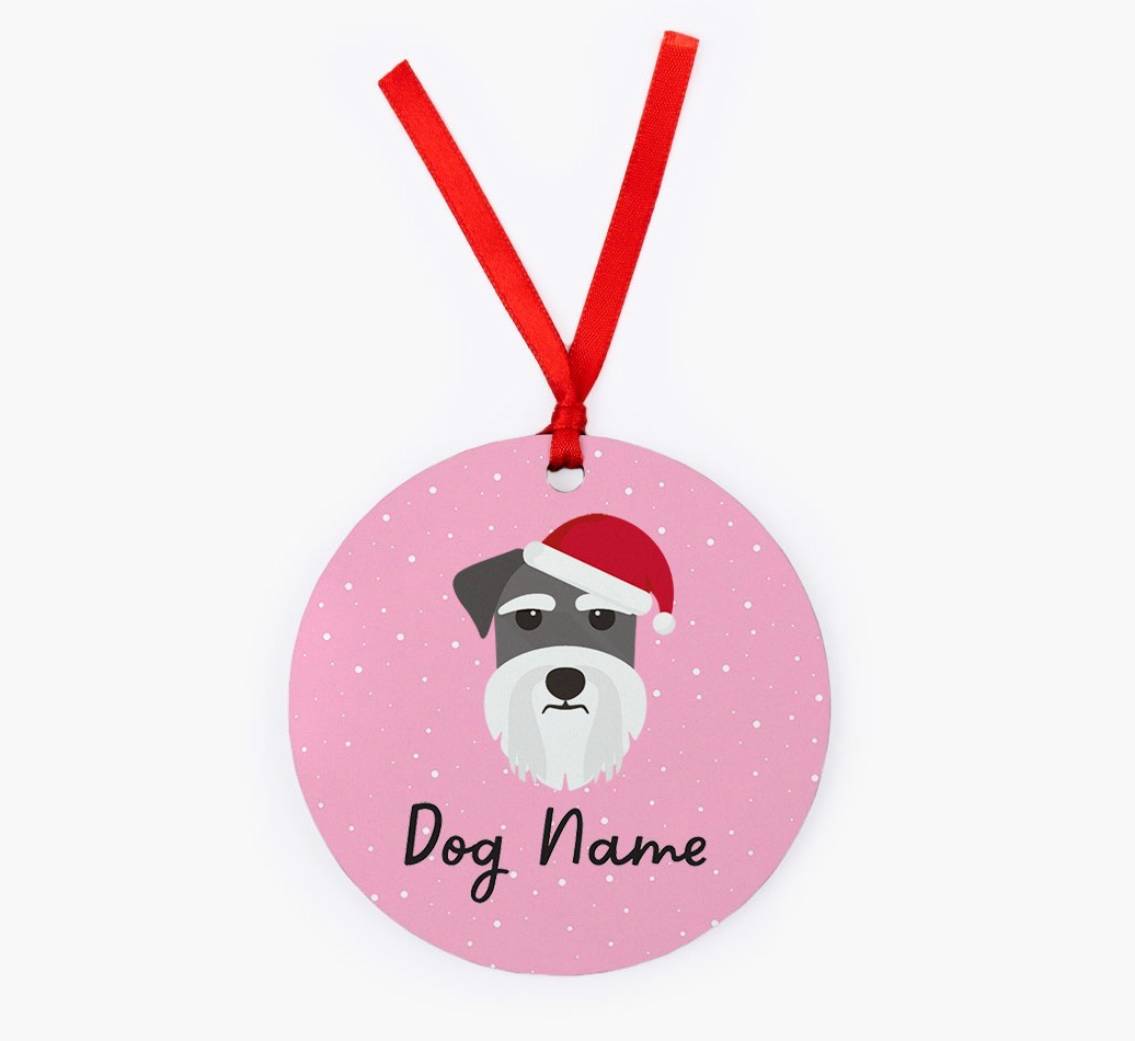 Snow: Personalized {breedFullName} Christmas Decoration