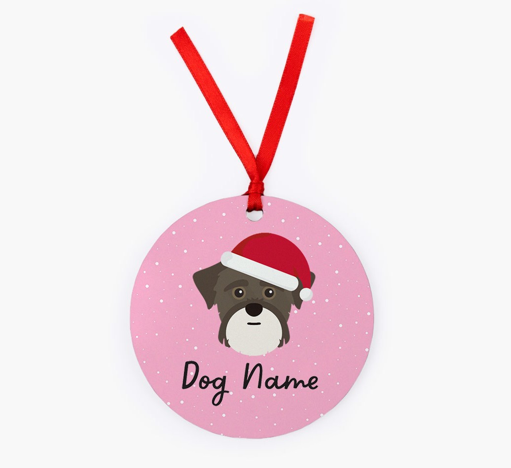 Snow: Personalized {breedFullName} Christmas Decoration