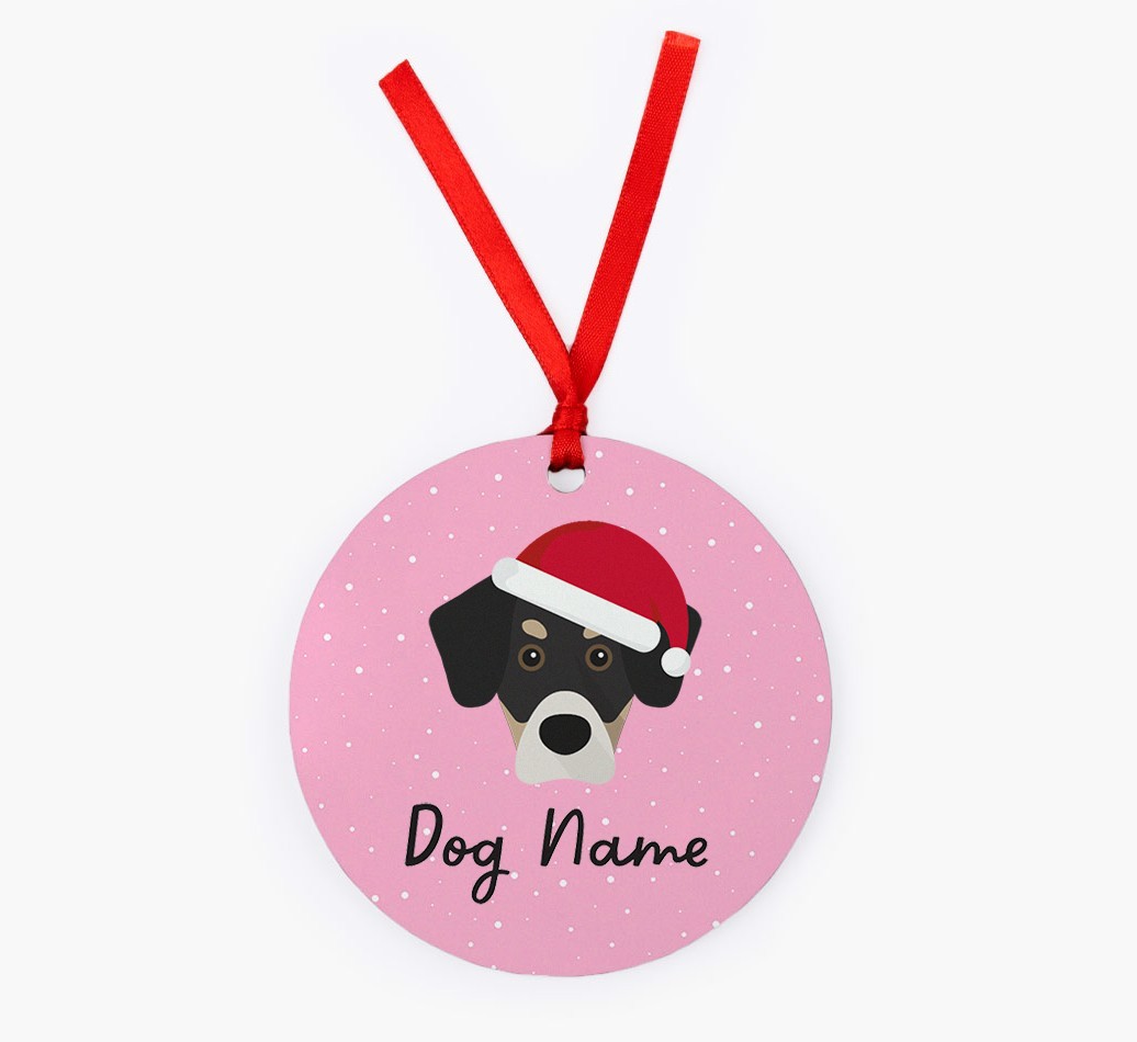 Snow: Personalized {breedFullName} Christmas Decoration