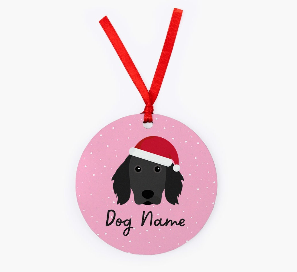 Snow: Personalized {breedFullName} Christmas Decoration
