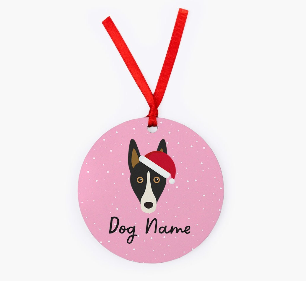 Snow: Personalized {breedFullName} Christmas Decoration