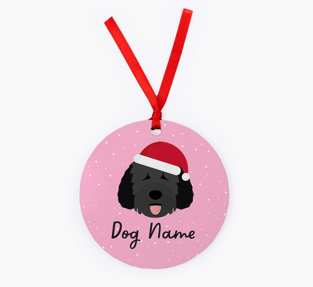 Snow: Personalized {breedFullName} Christmas Decoration