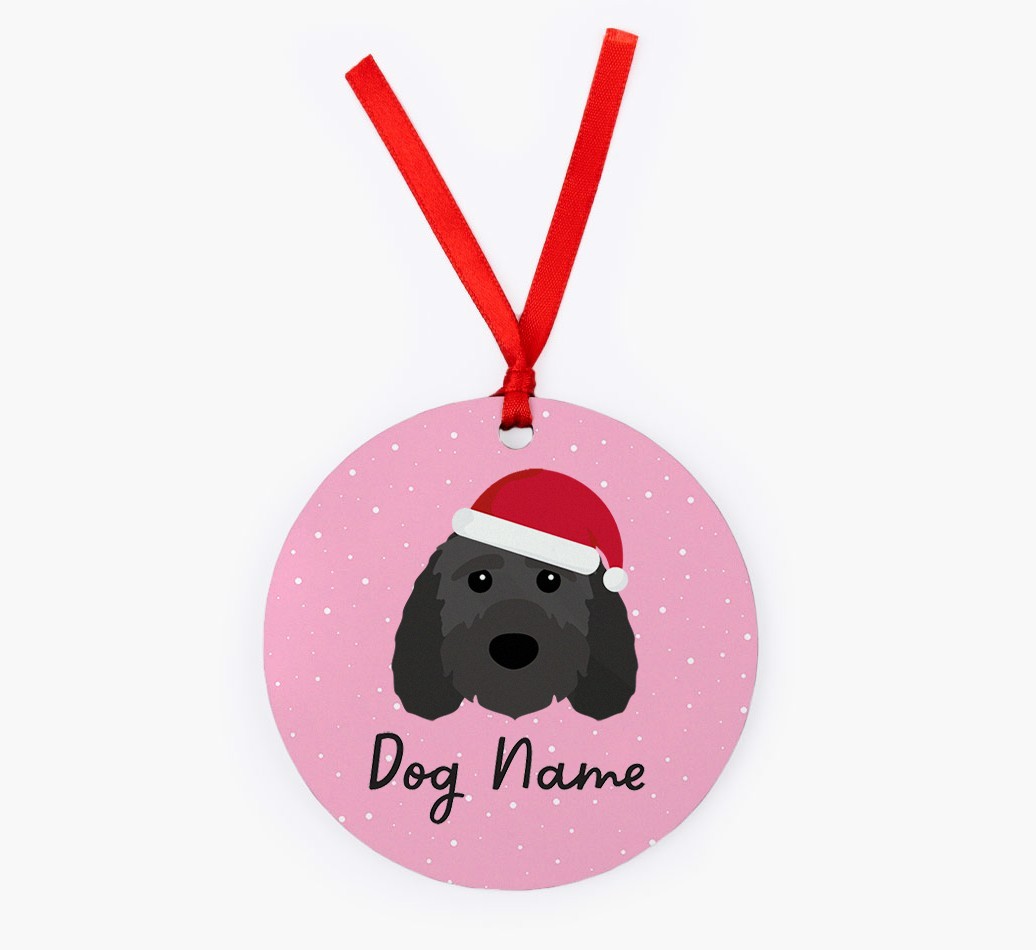Snow: Personalized {breedFullName} Christmas Decoration