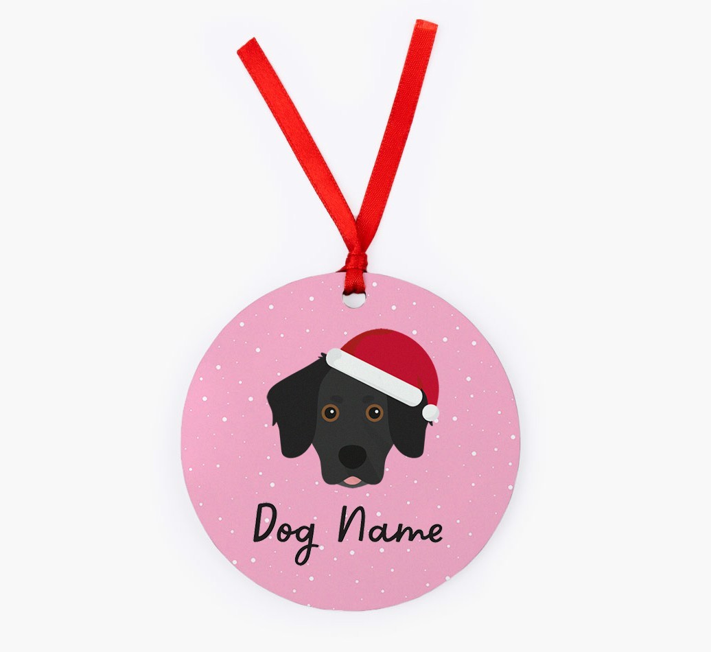 Snow: Personalized {breedFullName} Christmas Decoration