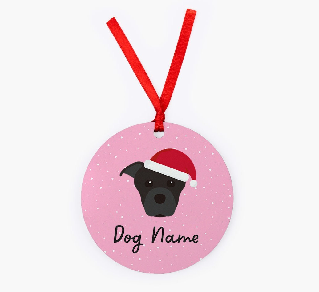 Snow: Personalized {breedFullName} Christmas Decoration