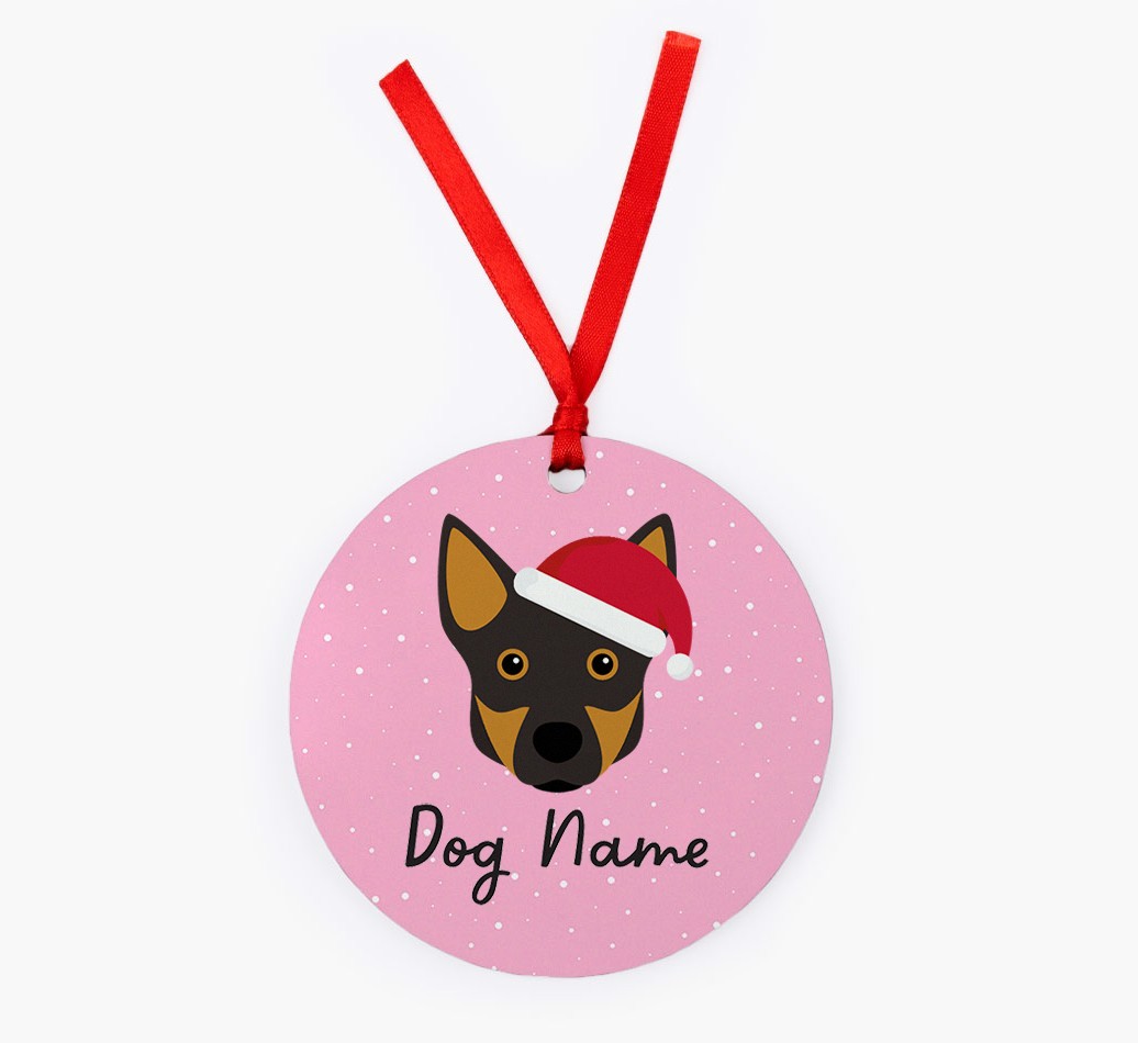 Snow: Personalized {breedFullName} Christmas Decoration