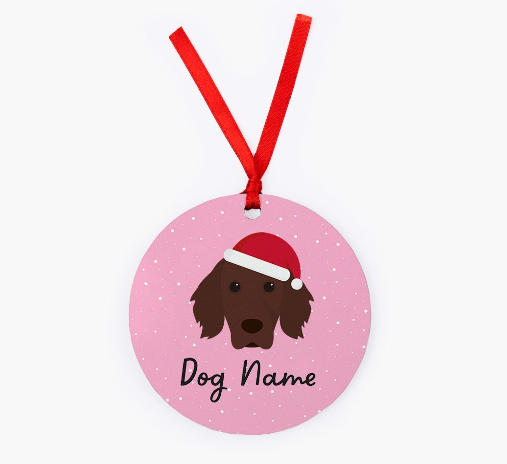 Snow: Personalized {breedFullName} Christmas Decoration