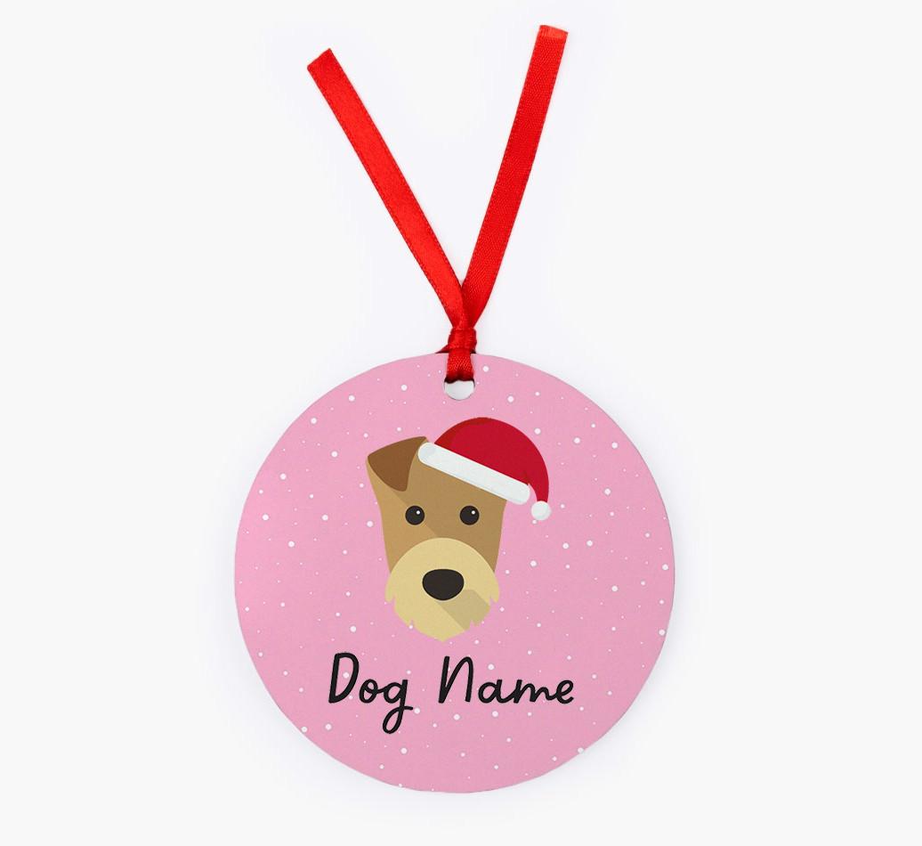 Snow: Personalized {breedFullName} Christmas Decoration