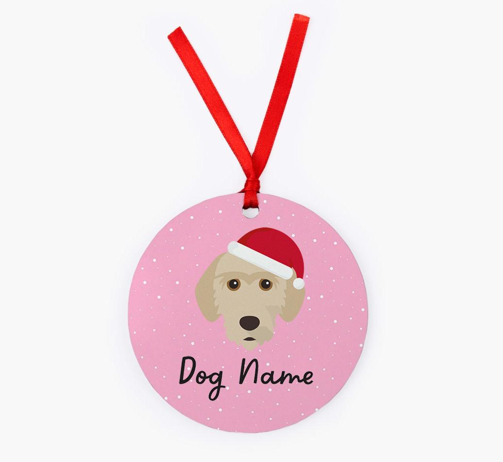Snow: Personalized {breedFullName} Christmas Decoration