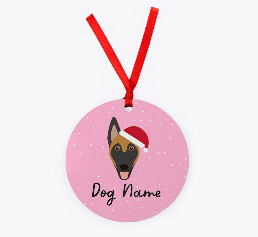 Snow: Personalized {breedFullName} Christmas Decoration