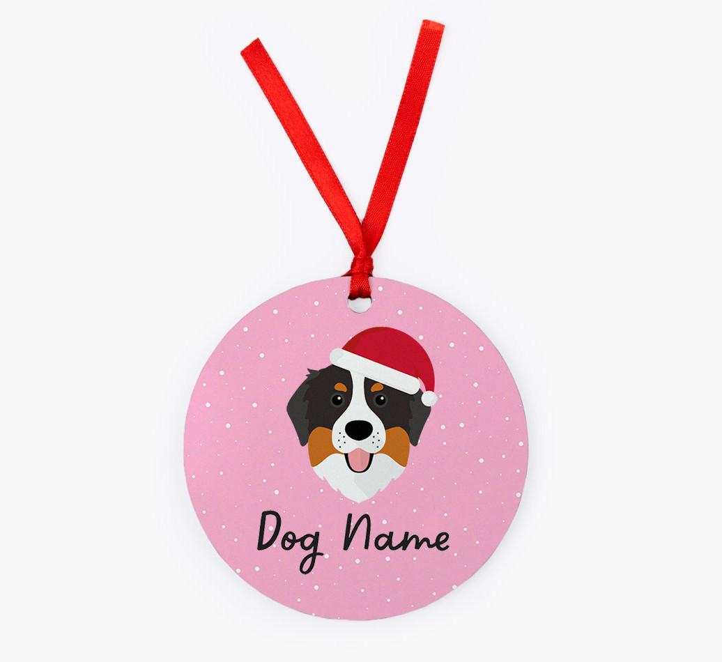 Snow: Personalized {breedFullName} Christmas Decoration