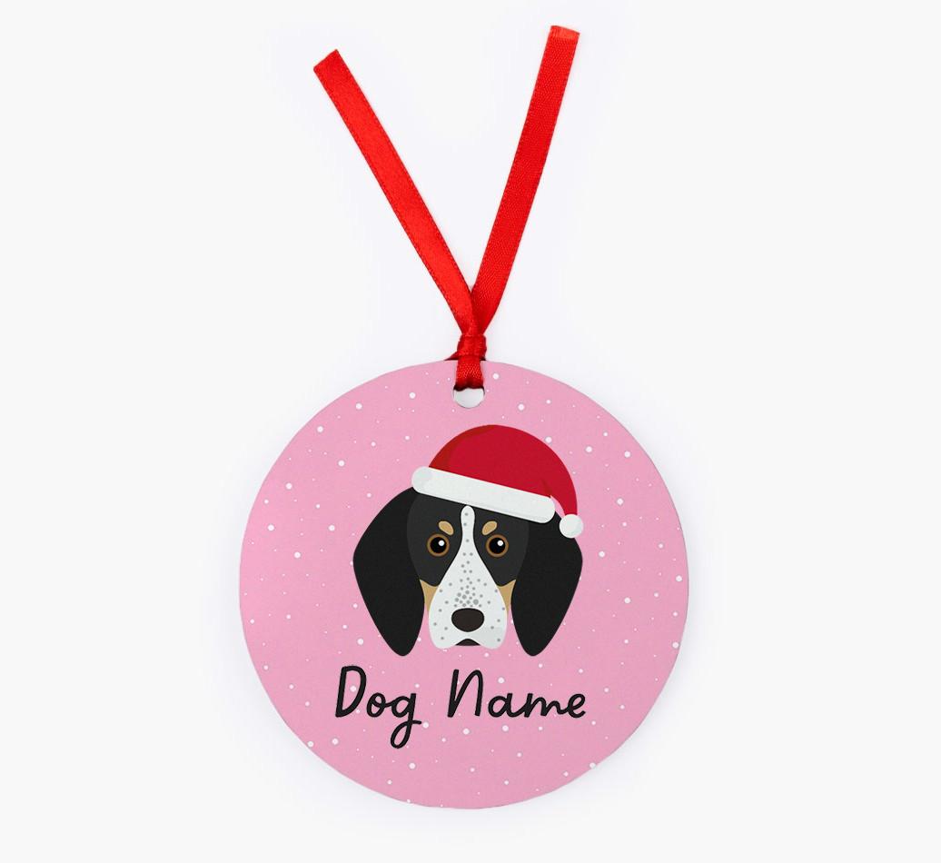 Snow: Personalized {breedFullName} Christmas Decoration